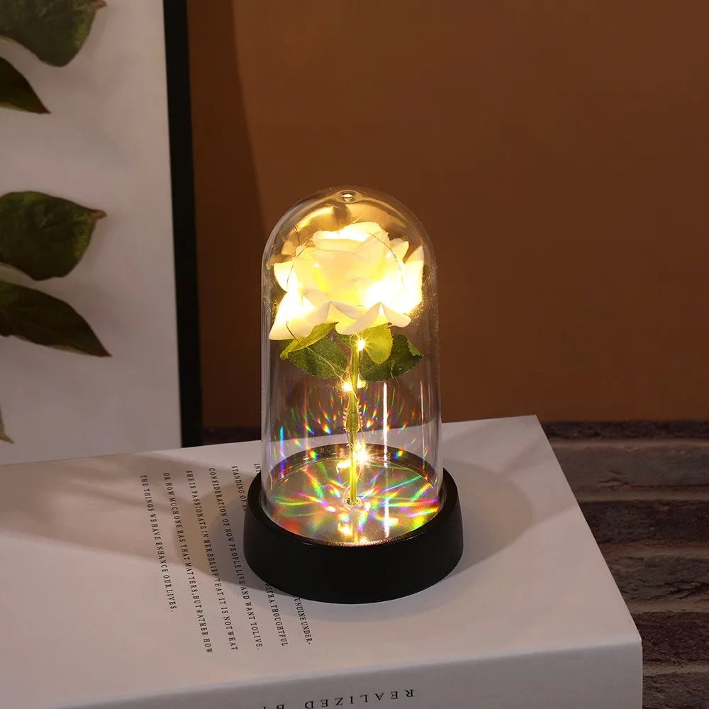 Eternal Rose Flower Luminous Ornament