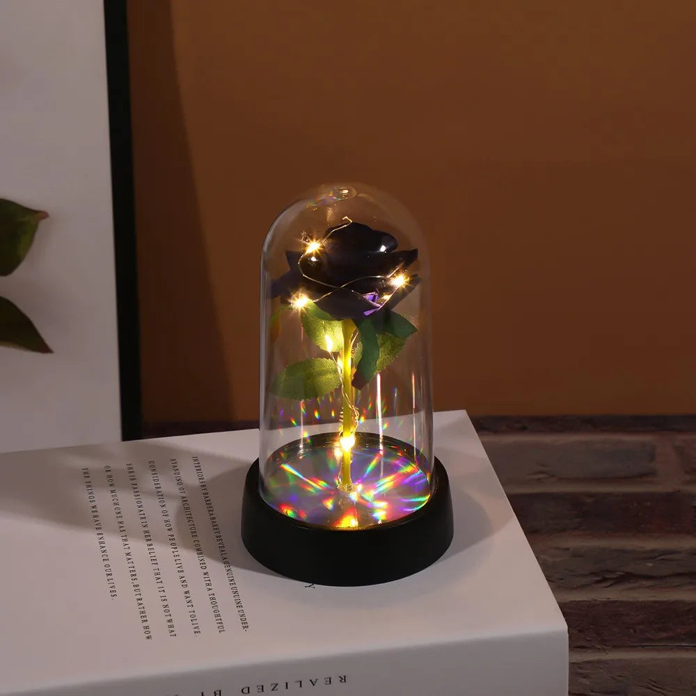 Eternal Rose Flower Luminous Ornament