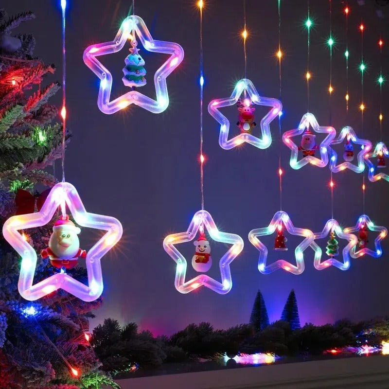 LED Christmas Themed Fairy String Lights - Set of 10