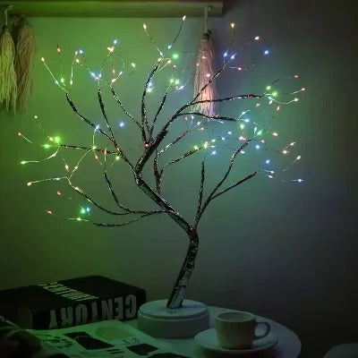 LED Copper Tree Night Light