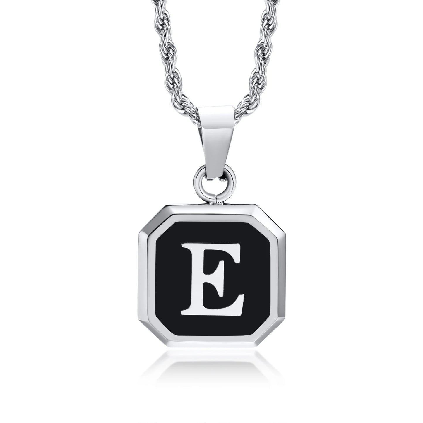 Personalized Initial Necklace – Stainless Steel Letter Pendant