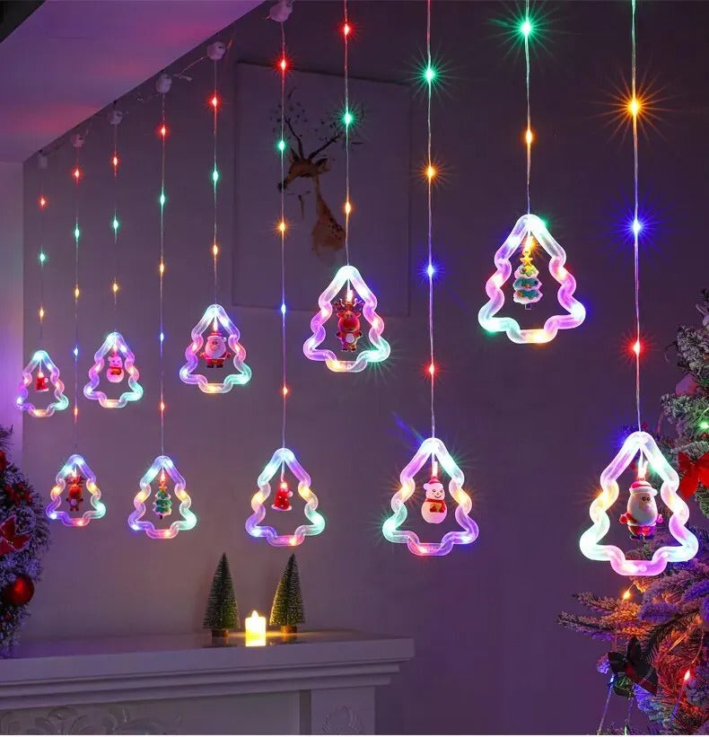 LED Christmas Themed Fairy String Lights - Set of 10