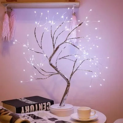 LED Copper Tree Night Light