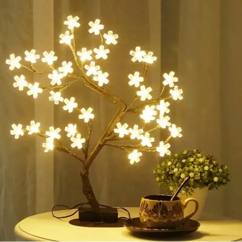 LED Cherry Blossom Christmas Tree Lamp