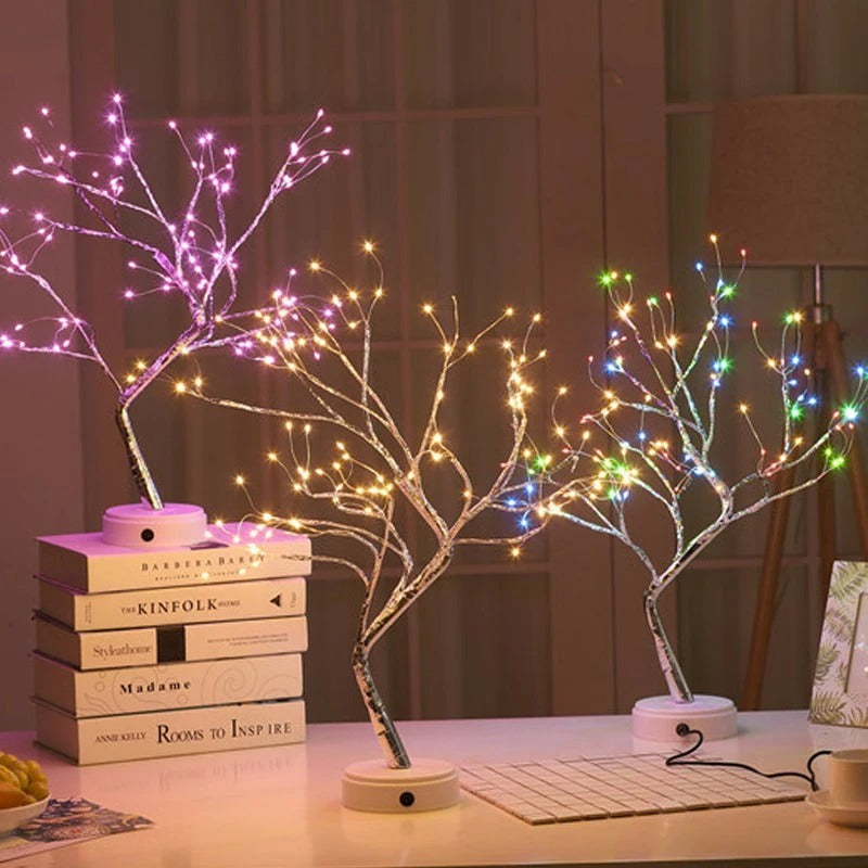 LED Copper Tree Night Light