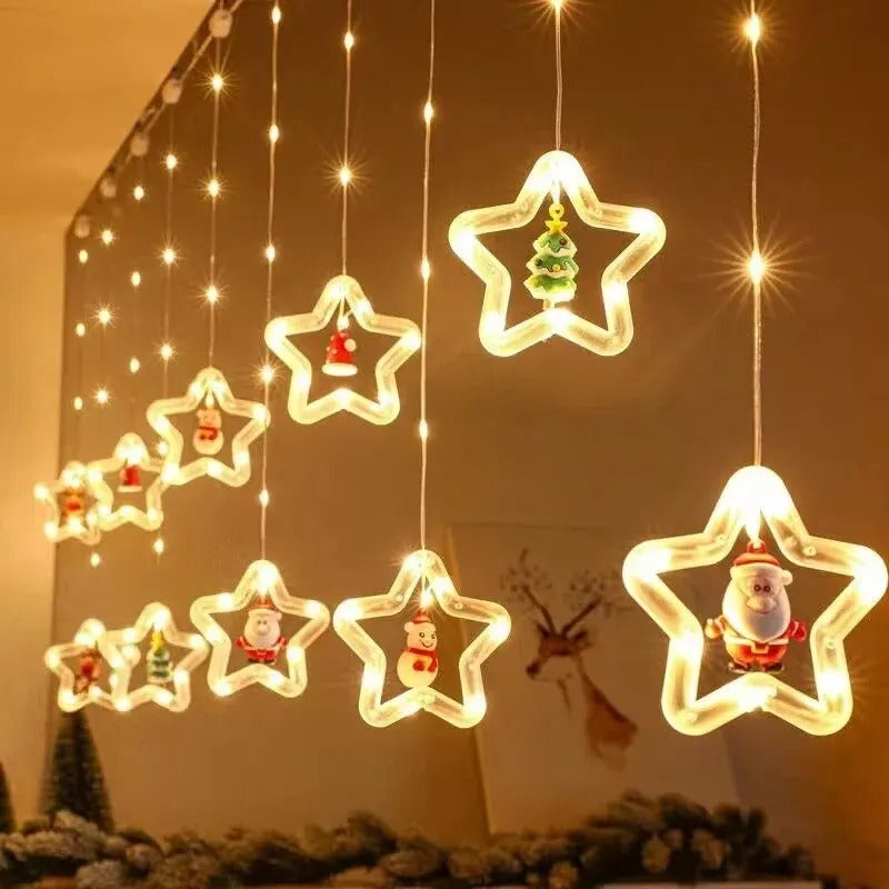 LED Christmas Themed Fairy String Lights - Set of 10