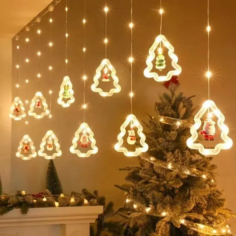 LED Christmas Themed Fairy String Lights - Set of 10